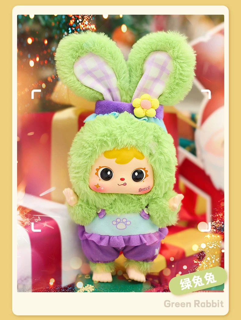 Happy Picnic of Bear and Rabbit - Samuel Series Plush Pendant Blind Box