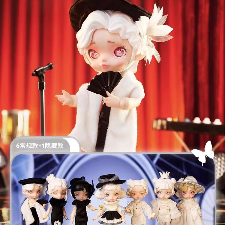 Laura Black and White Spectral - BJD Doll Blind Box
