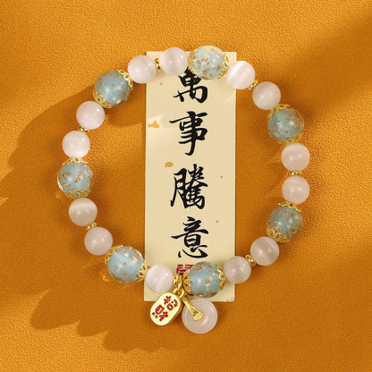 Incense Ash Glass Meditation Bracelets: Finding Stillness in Ashes, Reflecting the Soul in Glass