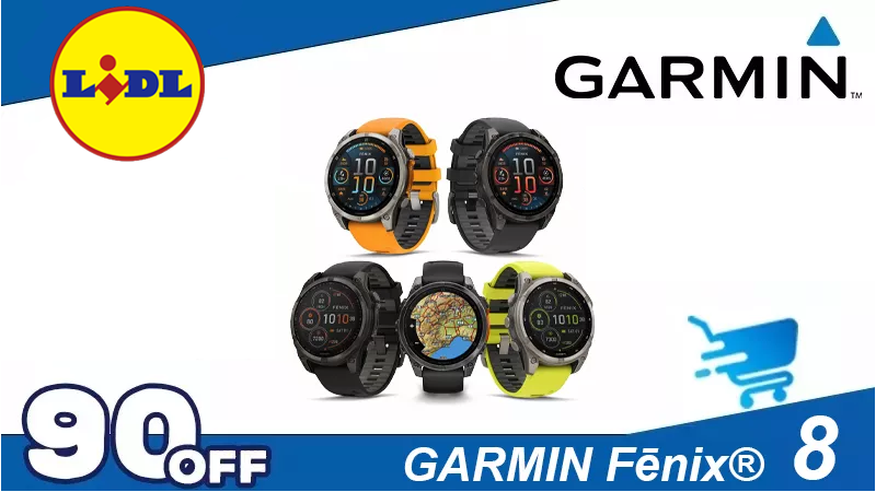 Garminov najnoviji sat za ekstremne sportove na otvorenom, fēnix® 8, na rasprodaji je s 10% popusta ograničeno vrijeme!