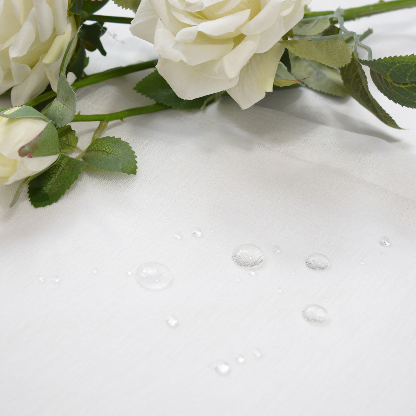 Beans Lands Outdoor Waterproof Sheer Curtain for Patio White 1 Panel