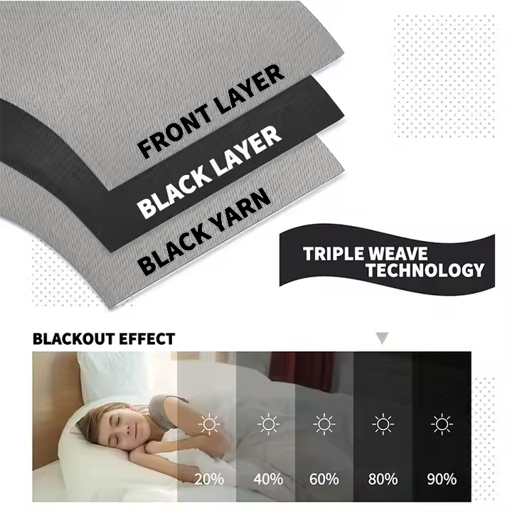 Beans Lands Waterproof Outdoor Curtains For Patio Light Grey Grommet Top & Bottom Customizable Size 1 Panel