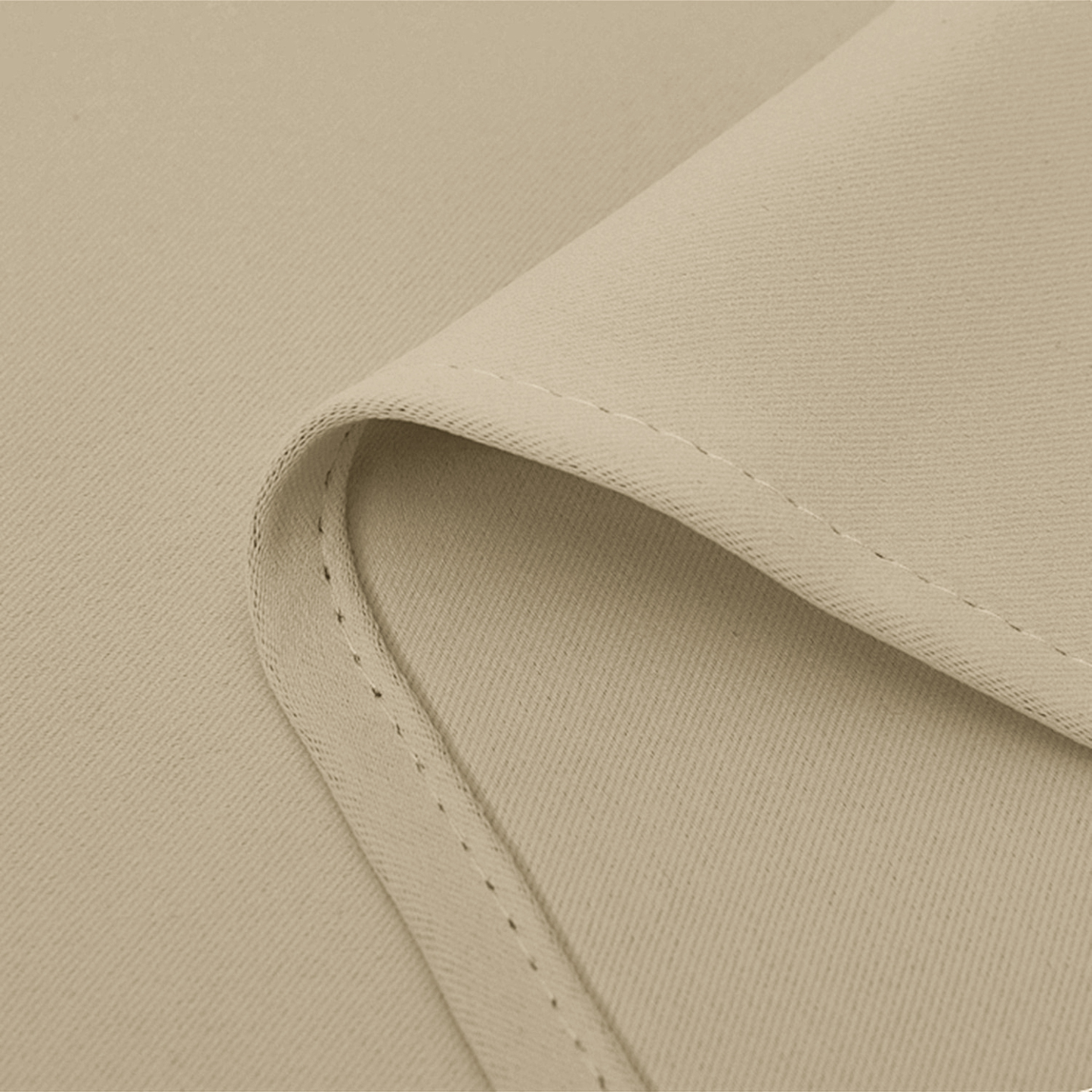 Beans Lands Waterproof Outdoor Curtains For Patio Dark Beige Velcro Tab Top Customizable Size 1 Panel