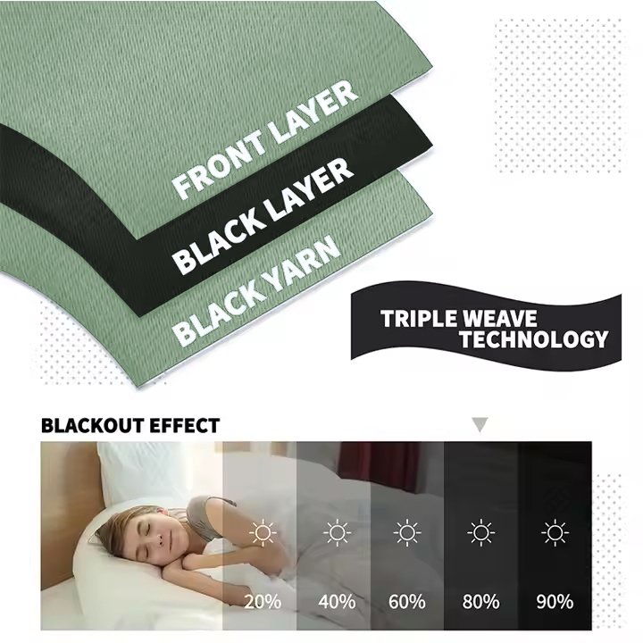 Beans Lands Waterproof Outdoor Curtains For Patio Green Velcro Tab Top Customizable Size 1 Panel