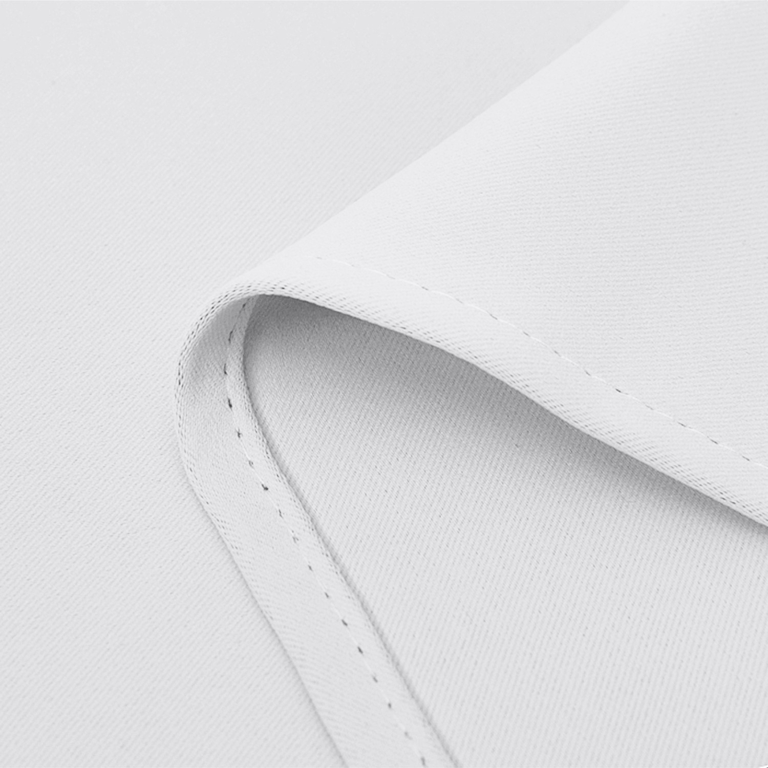 Beans Lands Waterproof Outdoor Curtains For Patio White Grommet Top & Bottom Customizable Size 1 Panel