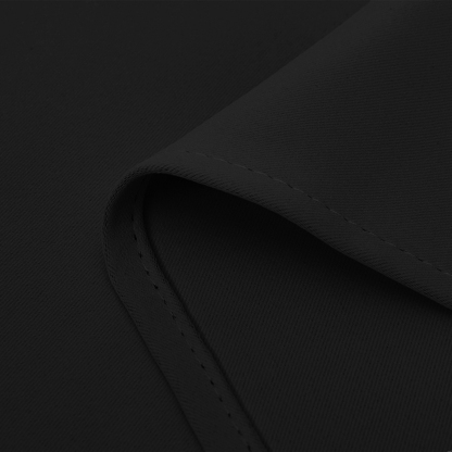 Beans Lands Waterproof Outdoor Curtains For Patio Black Velcro Tab Top Customizable Size 1 Panel