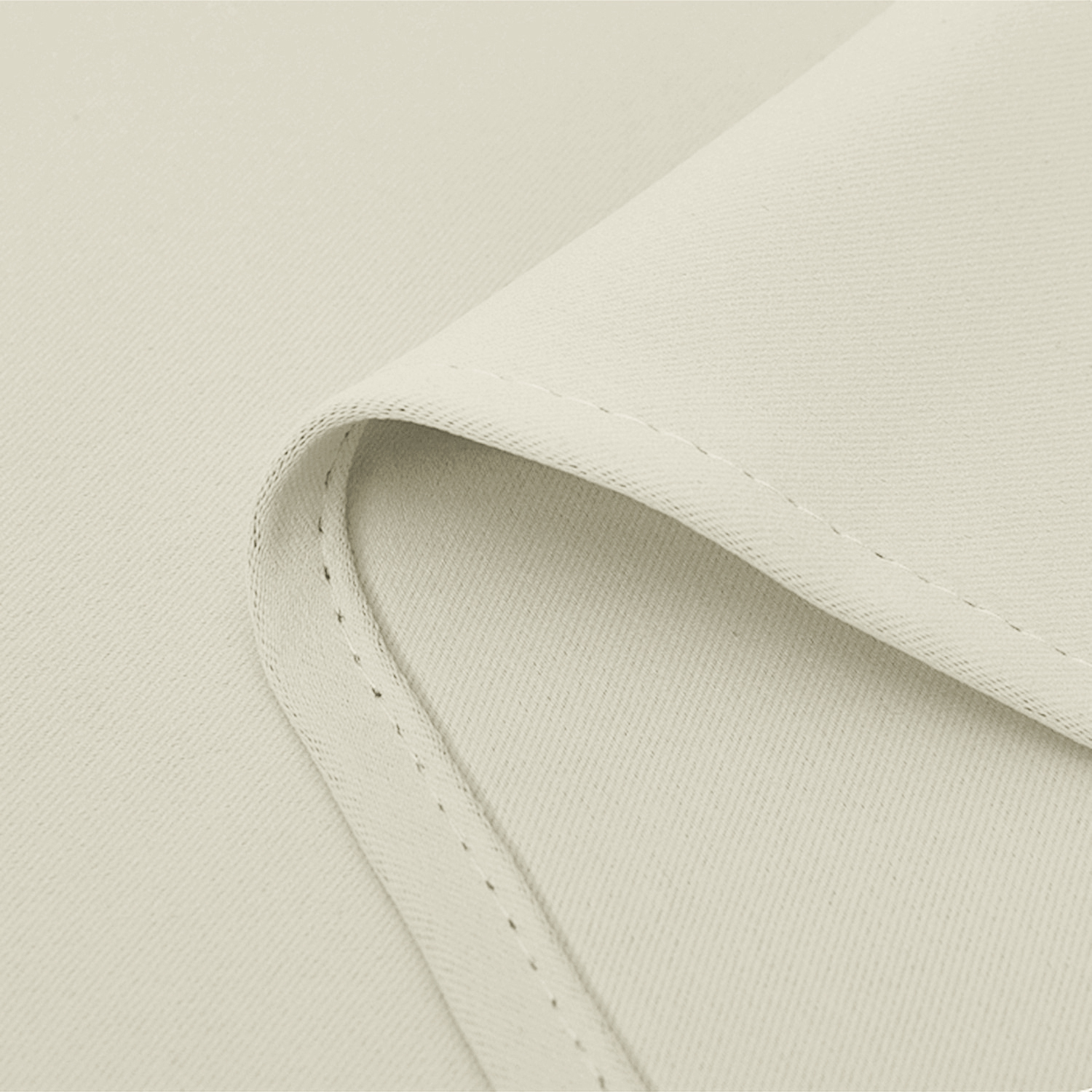 Beans Lands Waterproof Outdoor Curtains For Patio Beige Velcro Tab Top Customizable Size 1 Panel