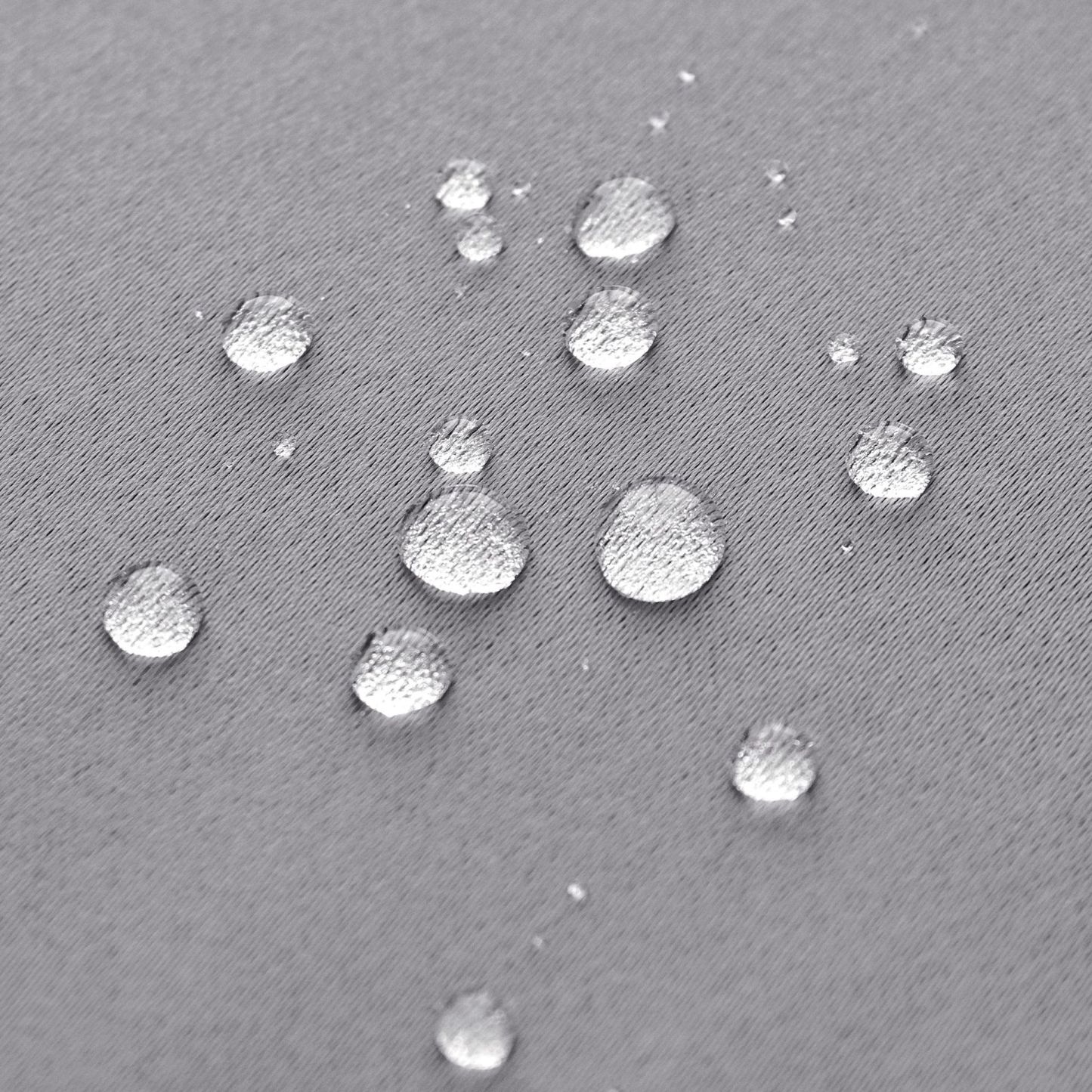 Beans Lands Waterproof Outdoor Curtains For Patio Light Grey Grommet Top & Bottom Customizable Size 1 Panel