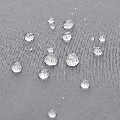 Beans Lands Waterproof Outdoor Curtains For Patio Light Grey Grommet Top & Bottom Customizable Size 1 Panel