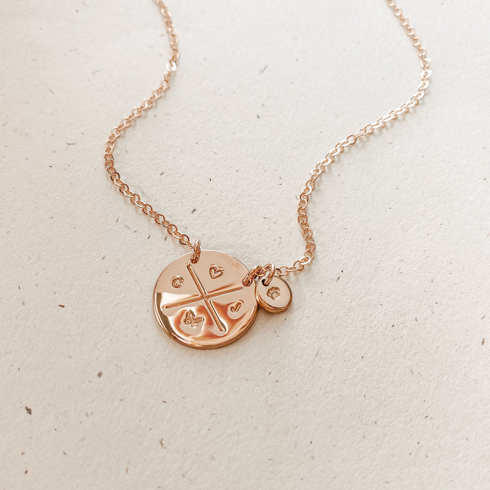 Cross My Heart • Large Pendant Necklace