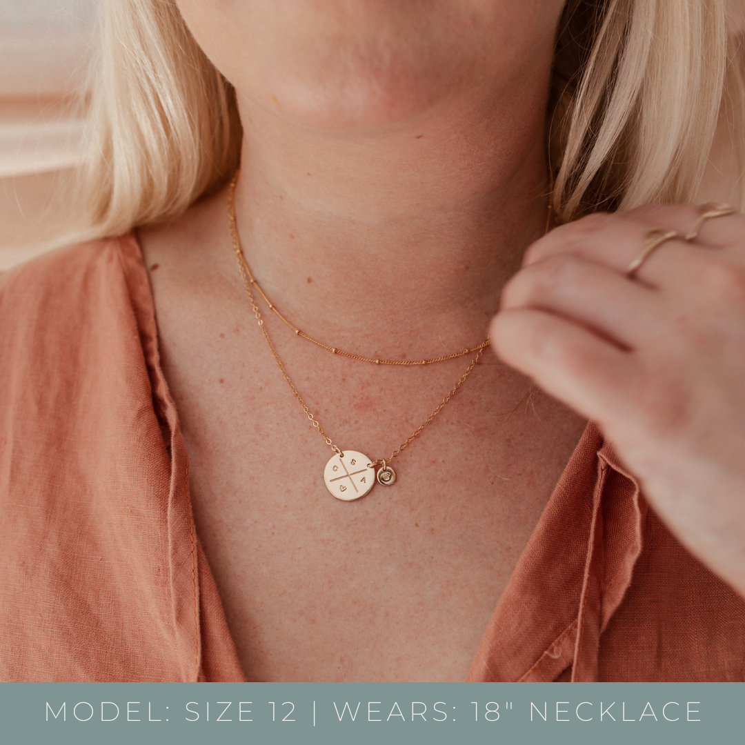 Cross My Heart • Large Pendant Necklace