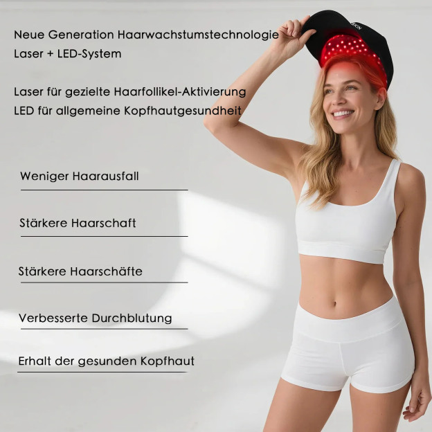 VeonSkin GrowMax – Laser‑ und LED‑Kappe für Haarregeneration