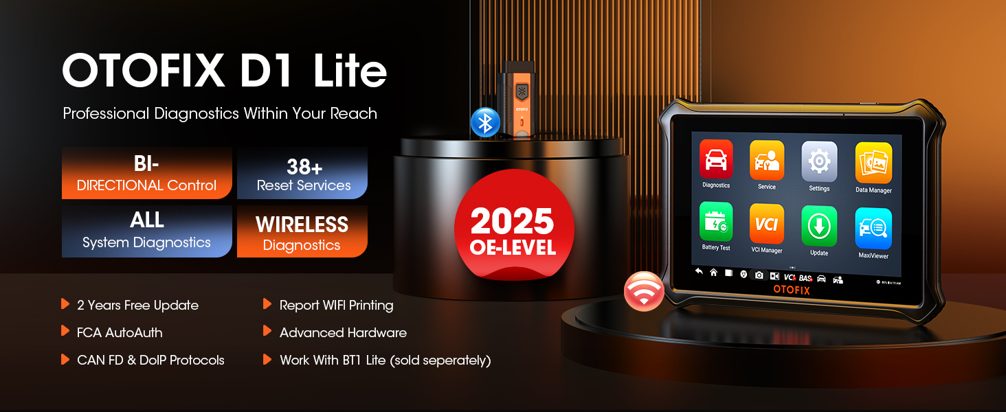 otofix scanner d1 lite pro bidirectional scan tool obd2 scanner diagnostic tool escaner automotriz