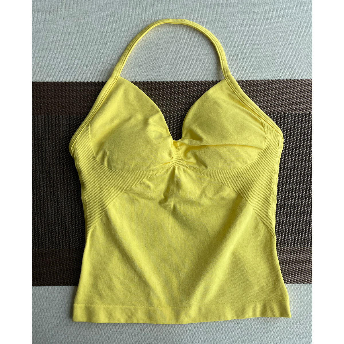 TKITK Yoga vest Sports Bra Women Halter Top High Support Push-up Open Back Gym wear Fitness Yoga Workout underwear