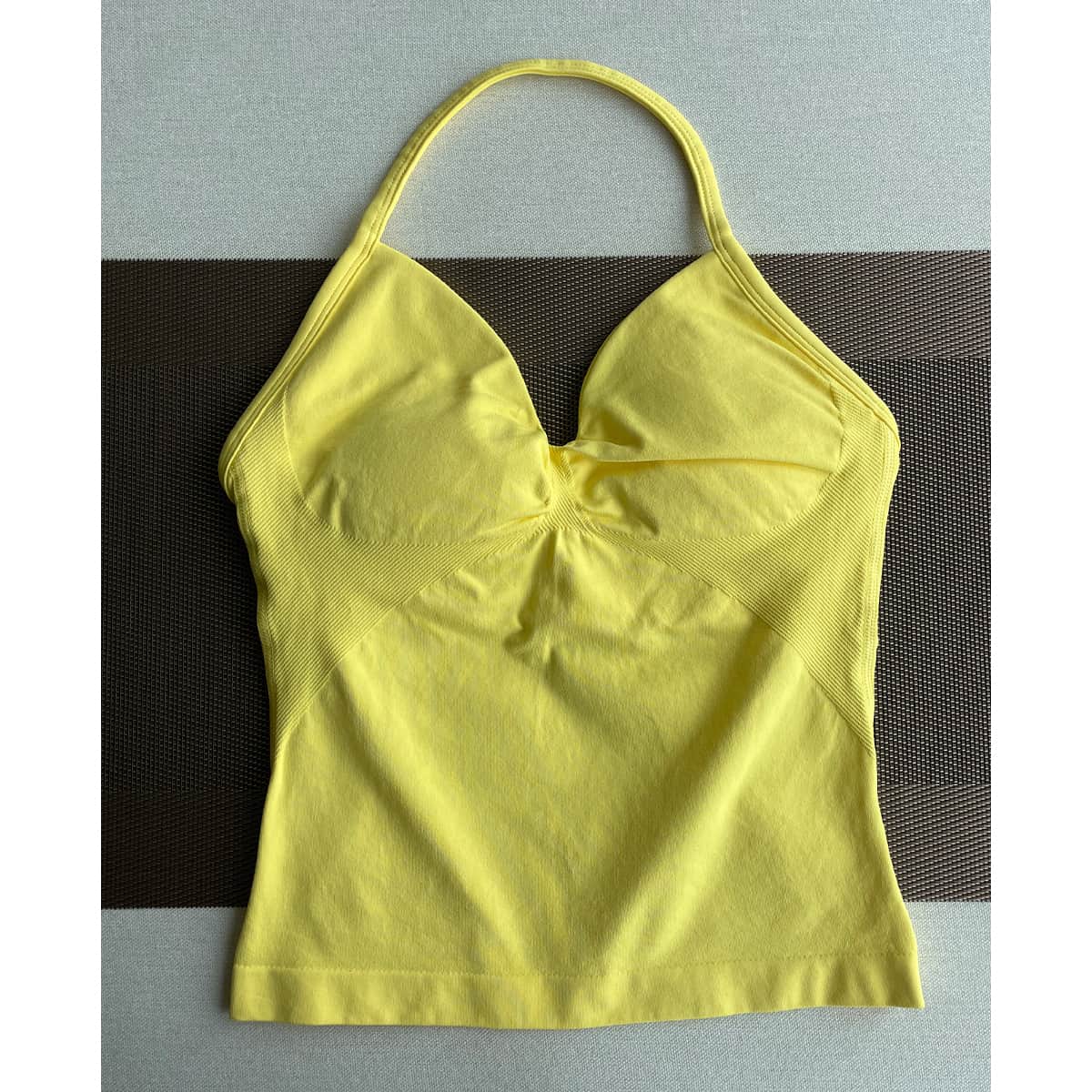 TKITK Yoga vest Sports Bra Women Halter Top High Support Push-up Open Back Gym wear Fitness Yoga Workout underwear