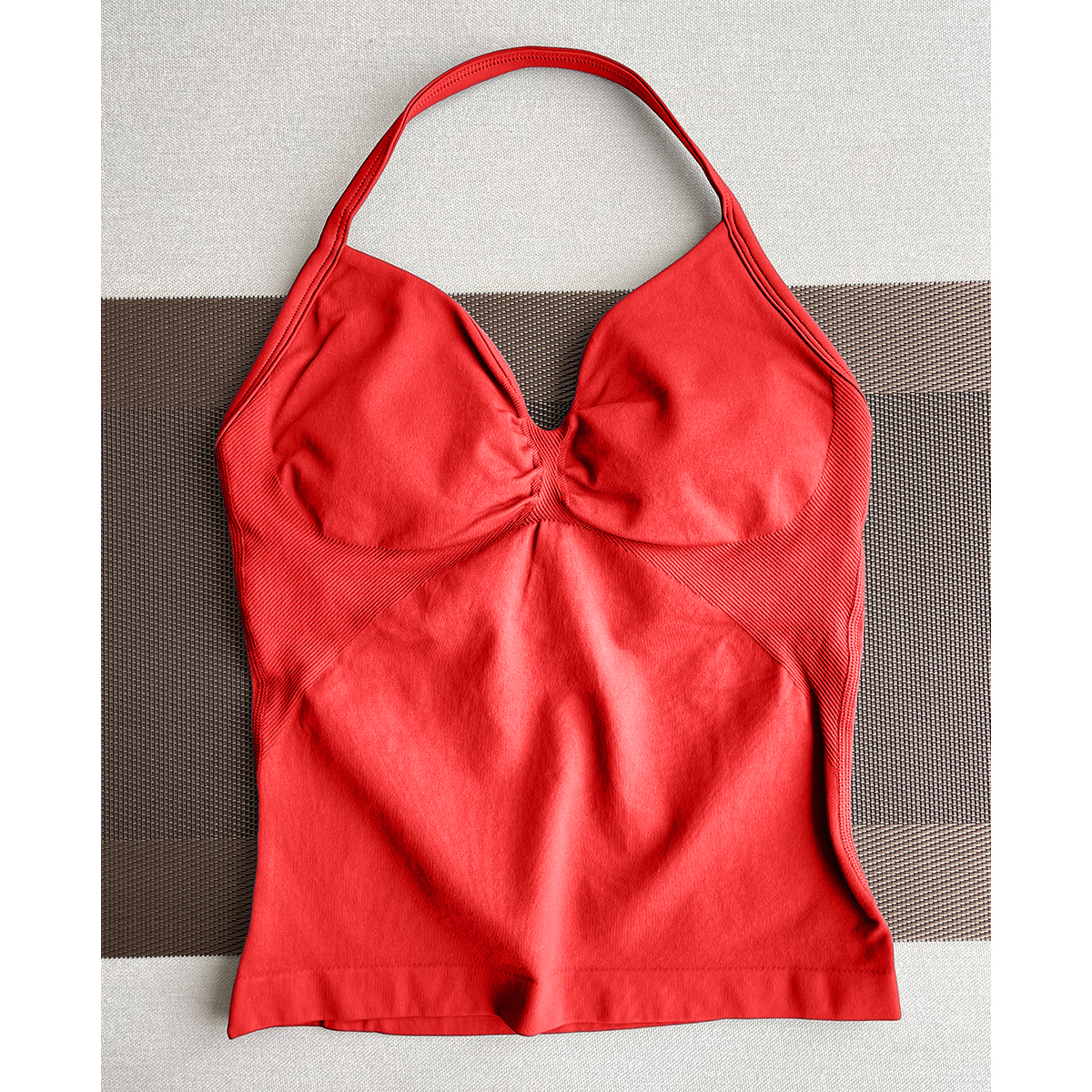 TKITK Yoga vest Sports Bra Women Halter Top High Support Push-up Open Back Gym wear Fitness Yoga Workout underwear