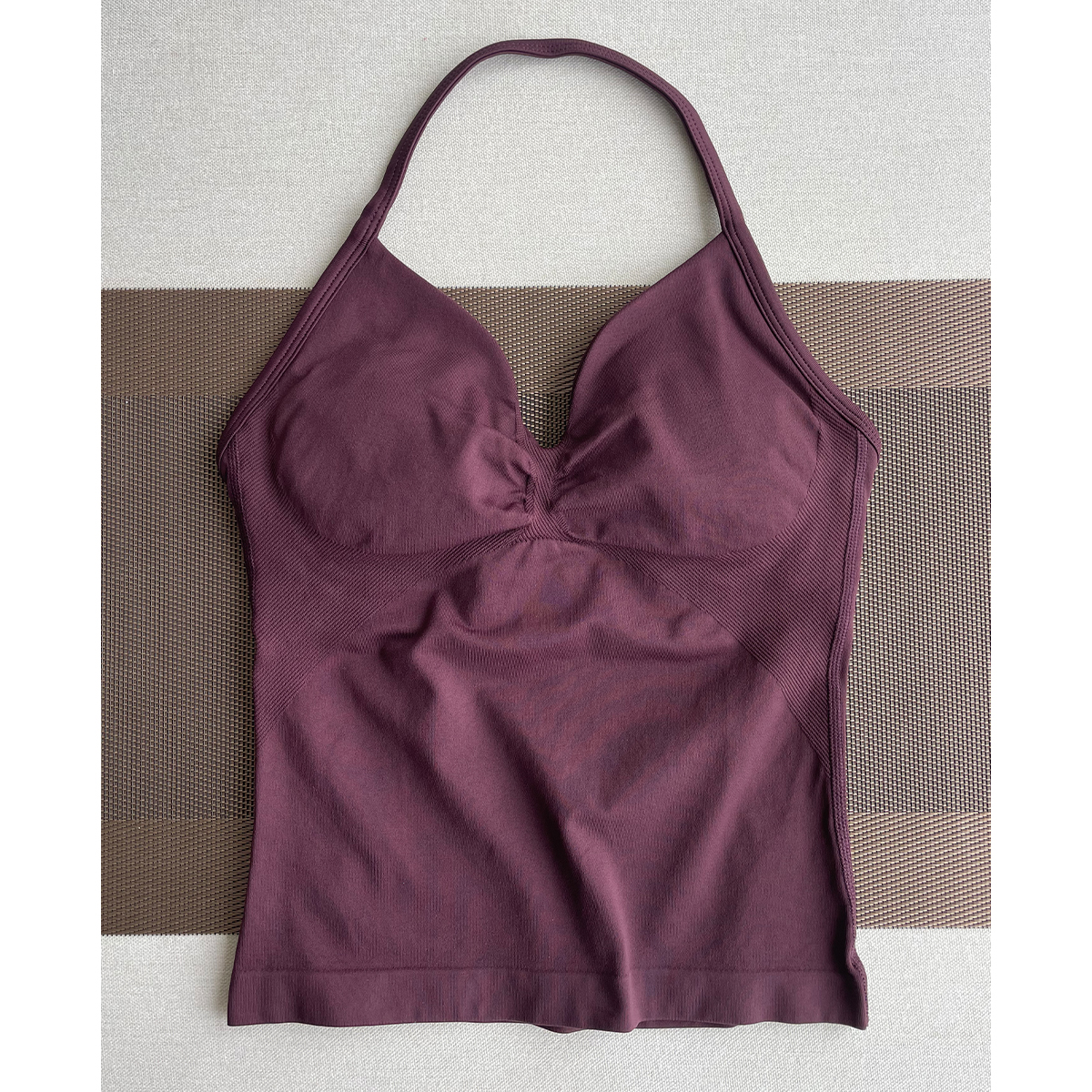 TKITK Yoga vest Sports Bra Women Halter Top High Support Push-up Open Back Gym wear Fitness Yoga Workout underwear