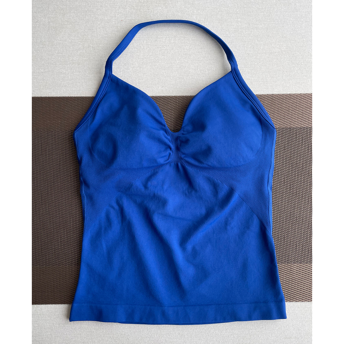 TKITK Yoga vest Sports Bra Women Halter Top High Support Push-up Open Back Gym wear Fitness Yoga Workout underwear