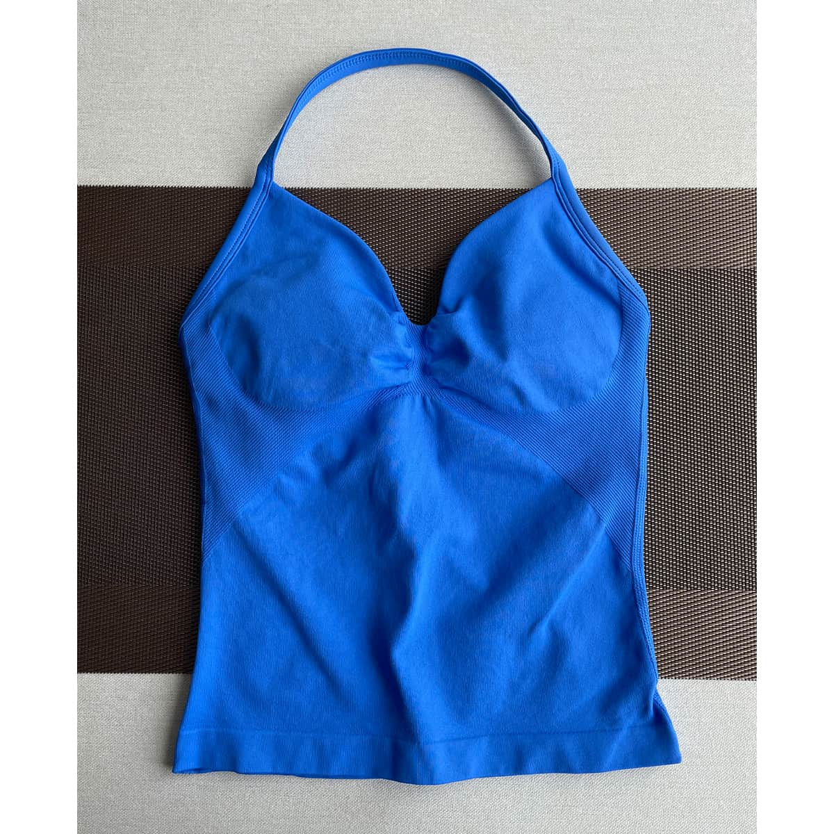 TKITK Yoga vest Sports Bra Women Halter Top High Support Push-up Open Back Gym wear Fitness Yoga Workout underwear