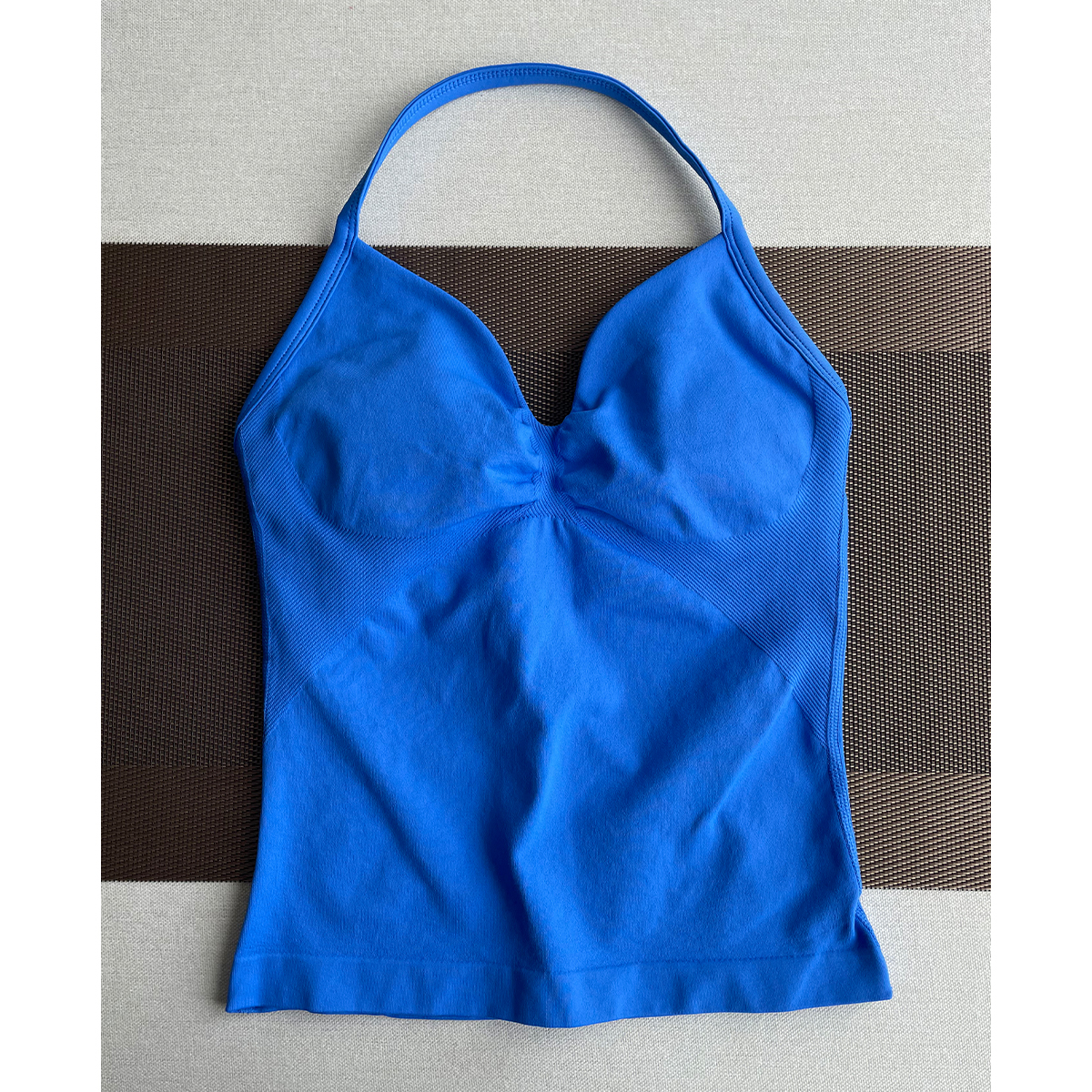 TKITK Yoga vest Sports Bra Women Halter Top High Support Push-up Open Back Gym wear Fitness Yoga Workout underwear