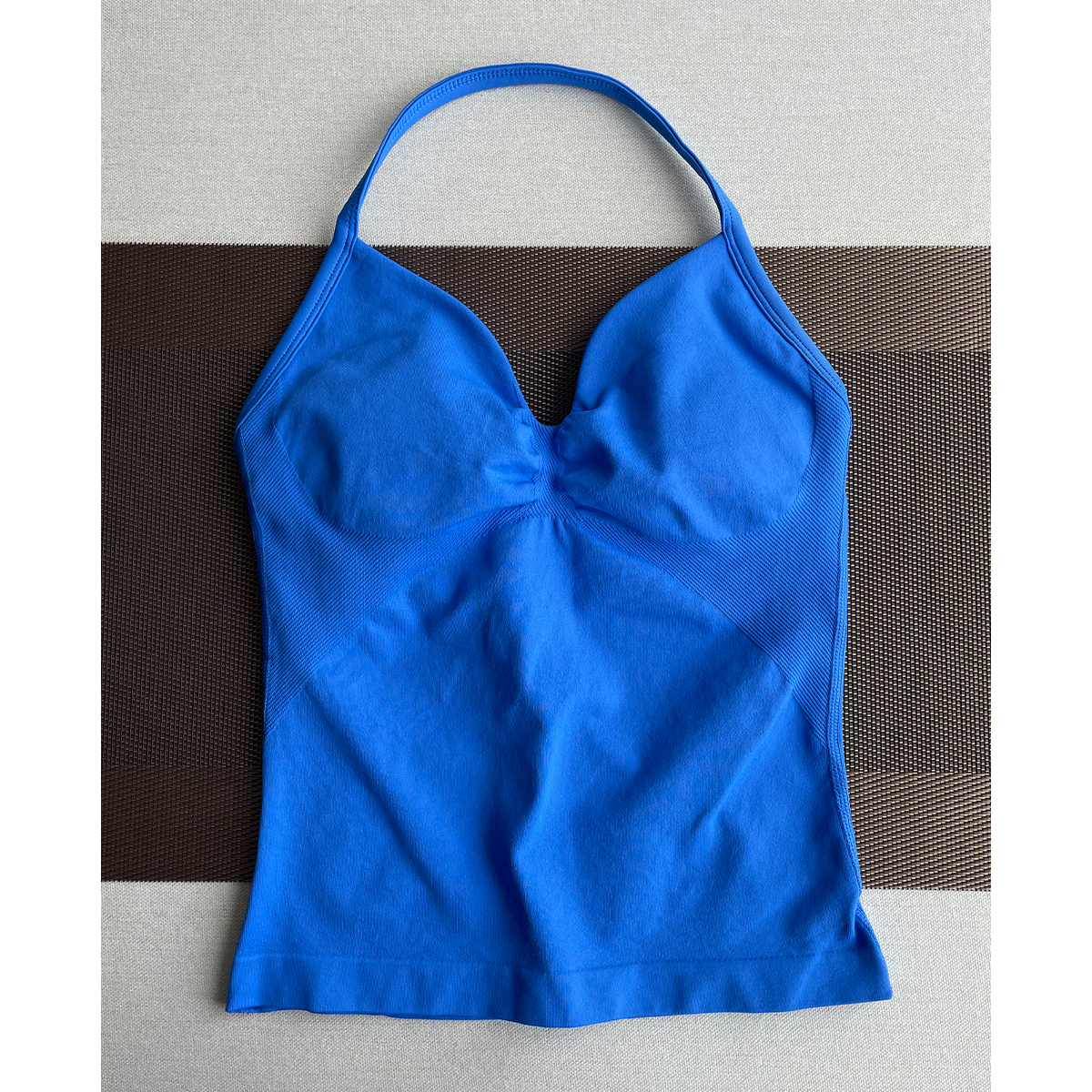TKITK Yoga vest Sports Bra Women Halter Top High Support Push-up Open Back Gym wear Fitness Yoga Workout underwear