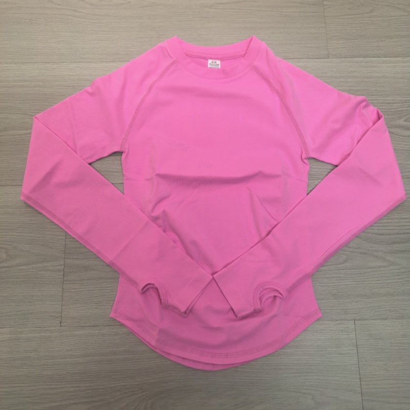 TKITK HerGym Defy Long Sleeve Top Women's Seamless Gym Slim Fitness Yoga Sport T-Shirt Quick Dry Running Workout Shirts