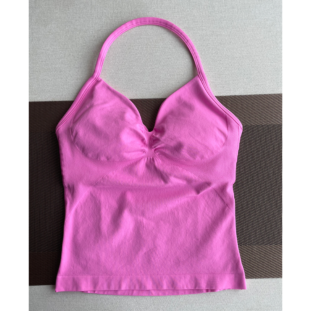 TKITK Yoga vest Sports Bra Women Halter Top High Support Push-up Open Back Gym wear Fitness Yoga Workout underwear