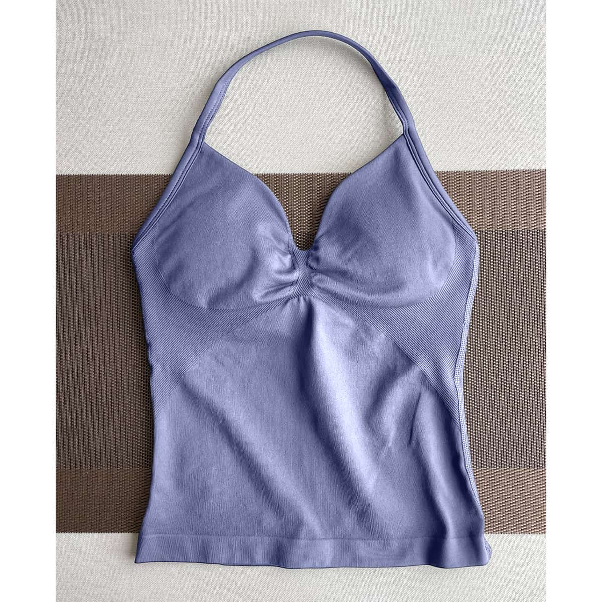 TKITK Yoga vest Sports Bra Women Halter Top High Support Push-up Open Back Gym wear Fitness Yoga Workout underwear