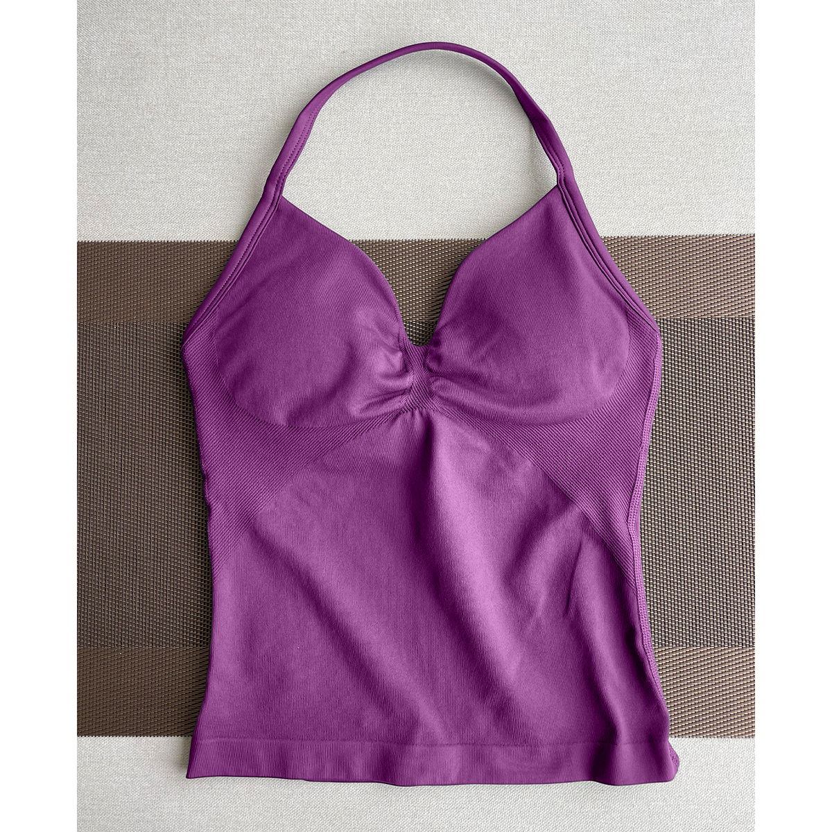 TKITK Yoga vest Sports Bra Women Halter Top High Support Push-up Open Back Gym wear Fitness Yoga Workout underwear