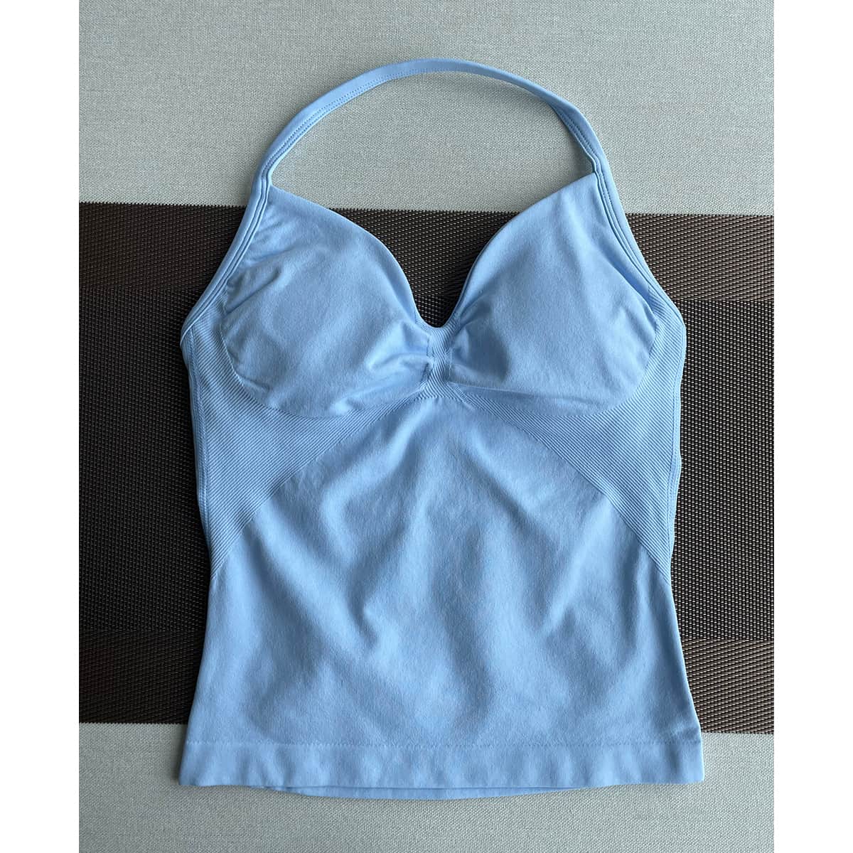 TKITK Yoga vest Sports Bra Women Halter Top High Support Push-up Open Back Gym wear Fitness Yoga Workout underwear