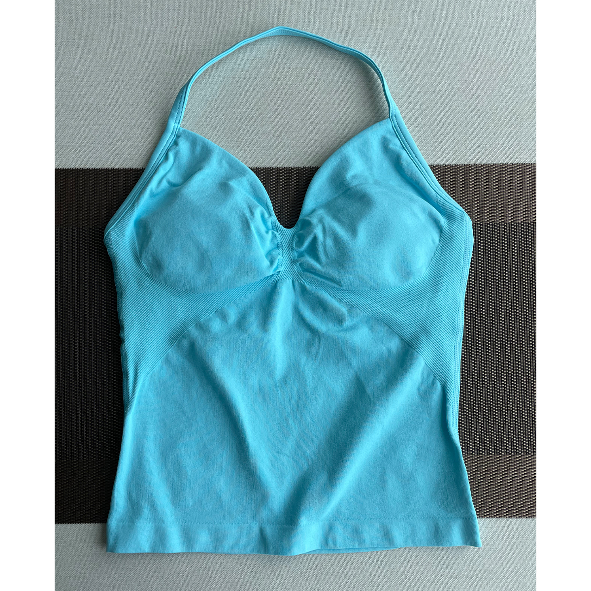 TKITK Yoga vest Sports Bra Women Halter Top High Support Push-up Open Back Gym wear Fitness Yoga Workout underwear