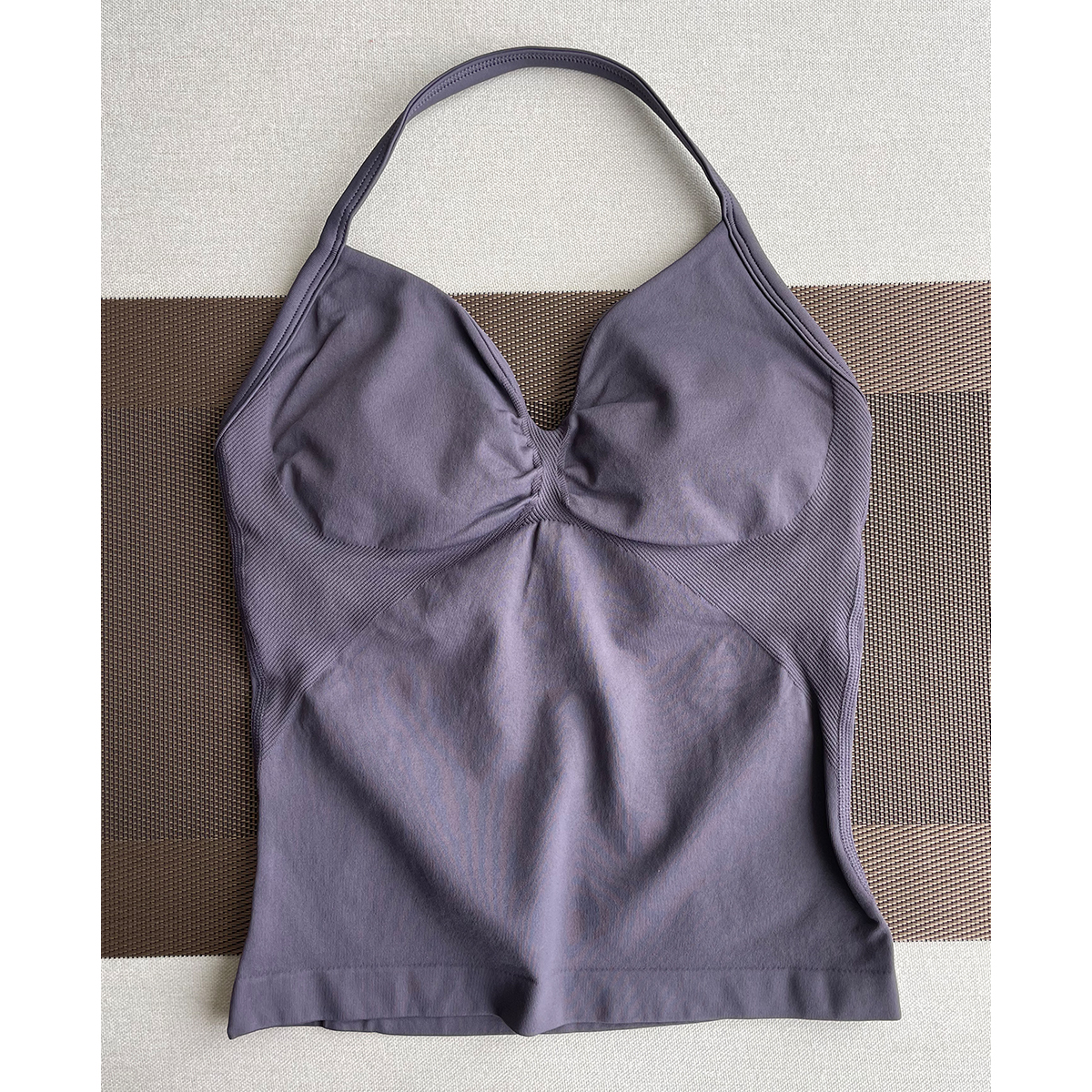 TKITK Yoga vest Sports Bra Women Halter Top High Support Push-up Open Back Gym wear Fitness Yoga Workout underwear