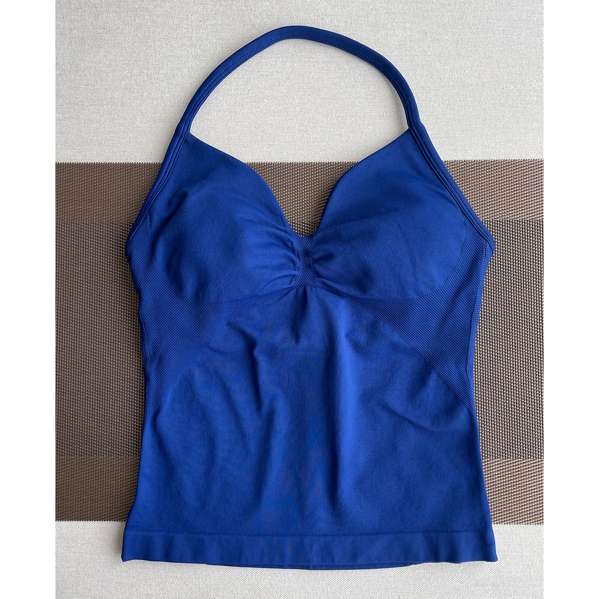 TKITK Yoga vest Sports Bra Women Halter Top High Support Push-up Open Back Gym wear Fitness Yoga Workout underwear