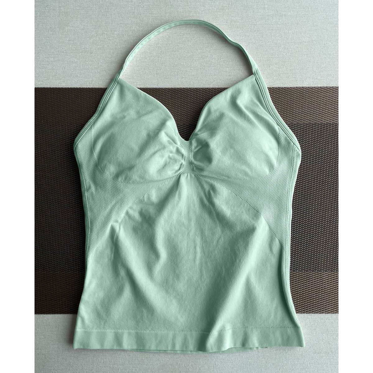 TKITK Yoga vest Sports Bra Women Halter Top High Support Push-up Open Back Gym wear Fitness Yoga Workout underwear