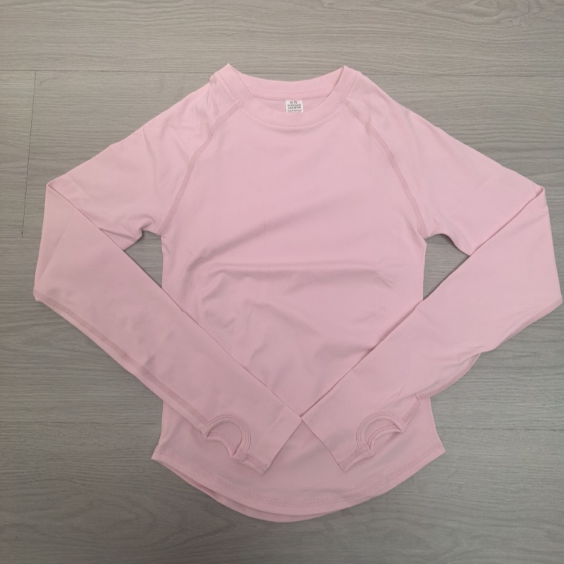 TKITK HerGym Defy Long Sleeve Top Women's Seamless Gym Slim Fitness Yoga Sport T-Shirt Quick Dry Running Workout Shirts