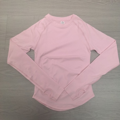 TKITK HerGym Defy Long Sleeve Top Women's Seamless Gym Slim Fitness Yoga Sport T-Shirt Quick Dry Running Workout Shirts