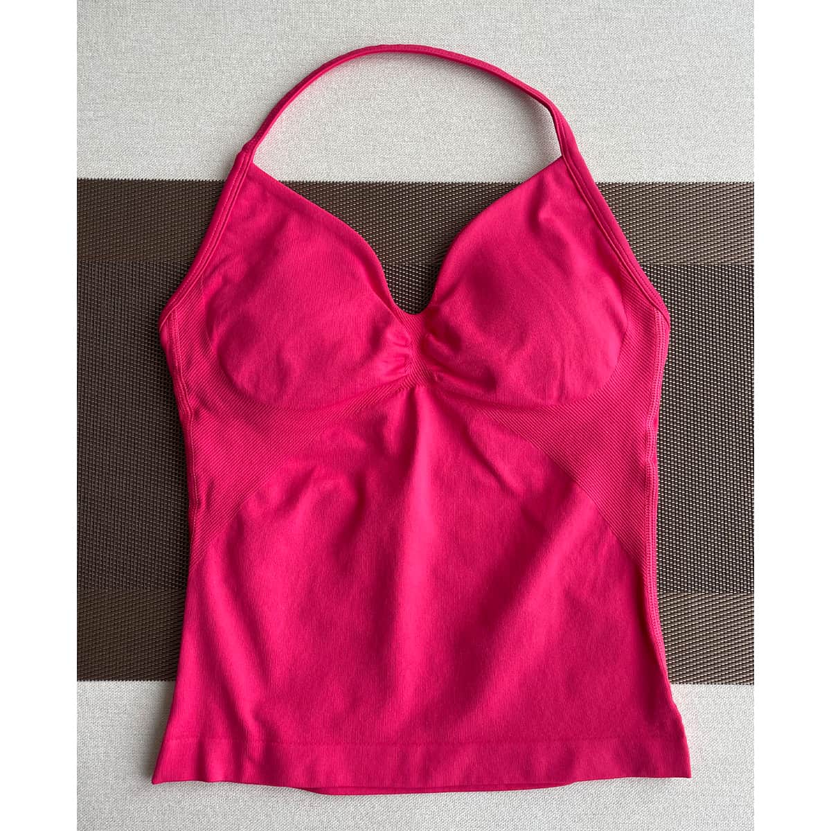 TKITK Yoga vest Sports Bra Women Halter Top High Support Push-up Open Back Gym wear Fitness Yoga Workout underwear