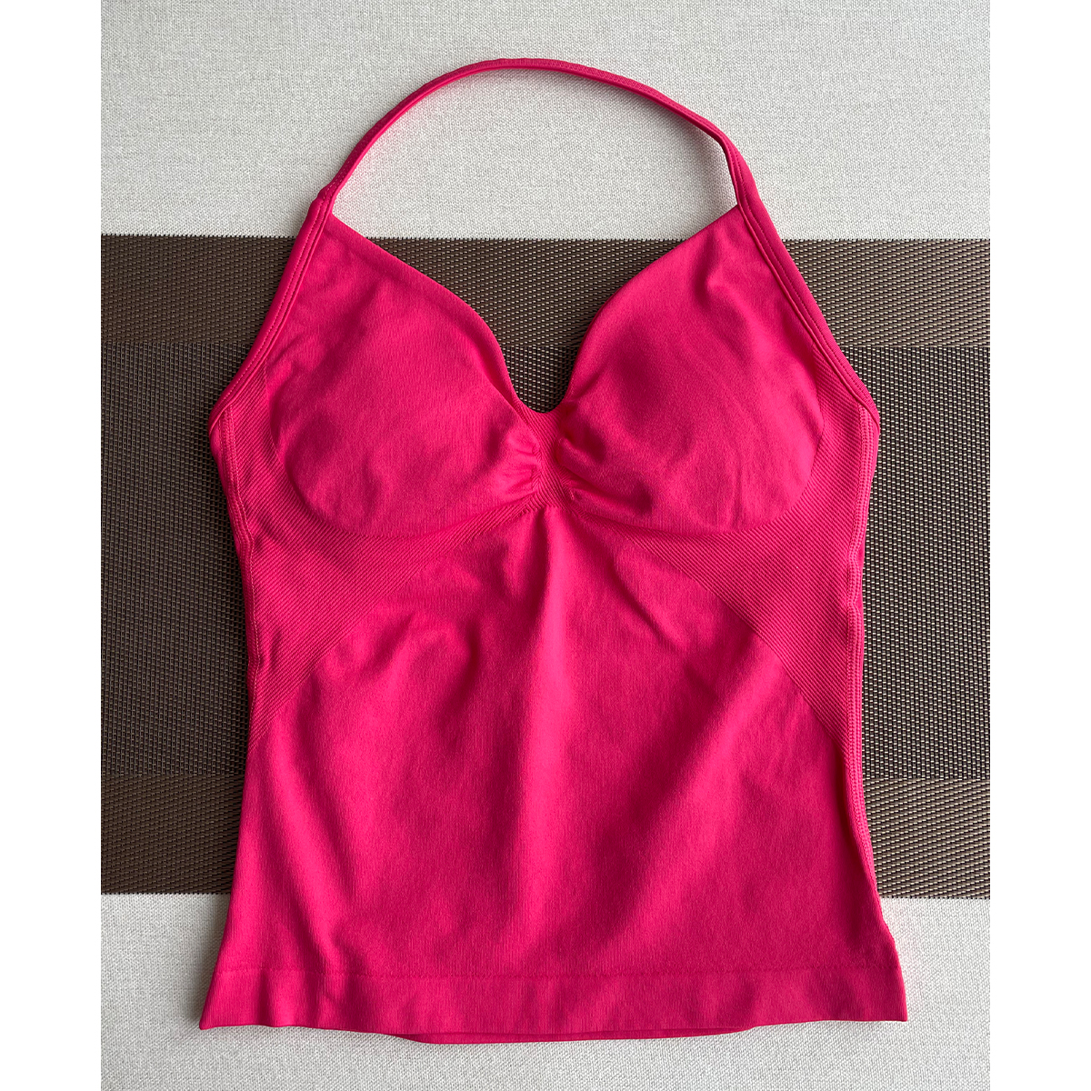 TKITK Yoga vest Sports Bra Women Halter Top High Support Push-up Open Back Gym wear Fitness Yoga Workout underwear