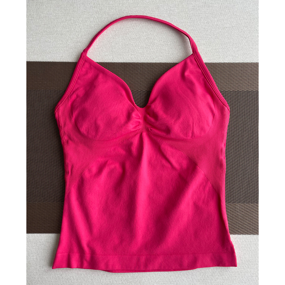 TKITK Yoga vest Sports Bra Women Halter Top High Support Push-up Open Back Gym wear Fitness Yoga Workout underwear