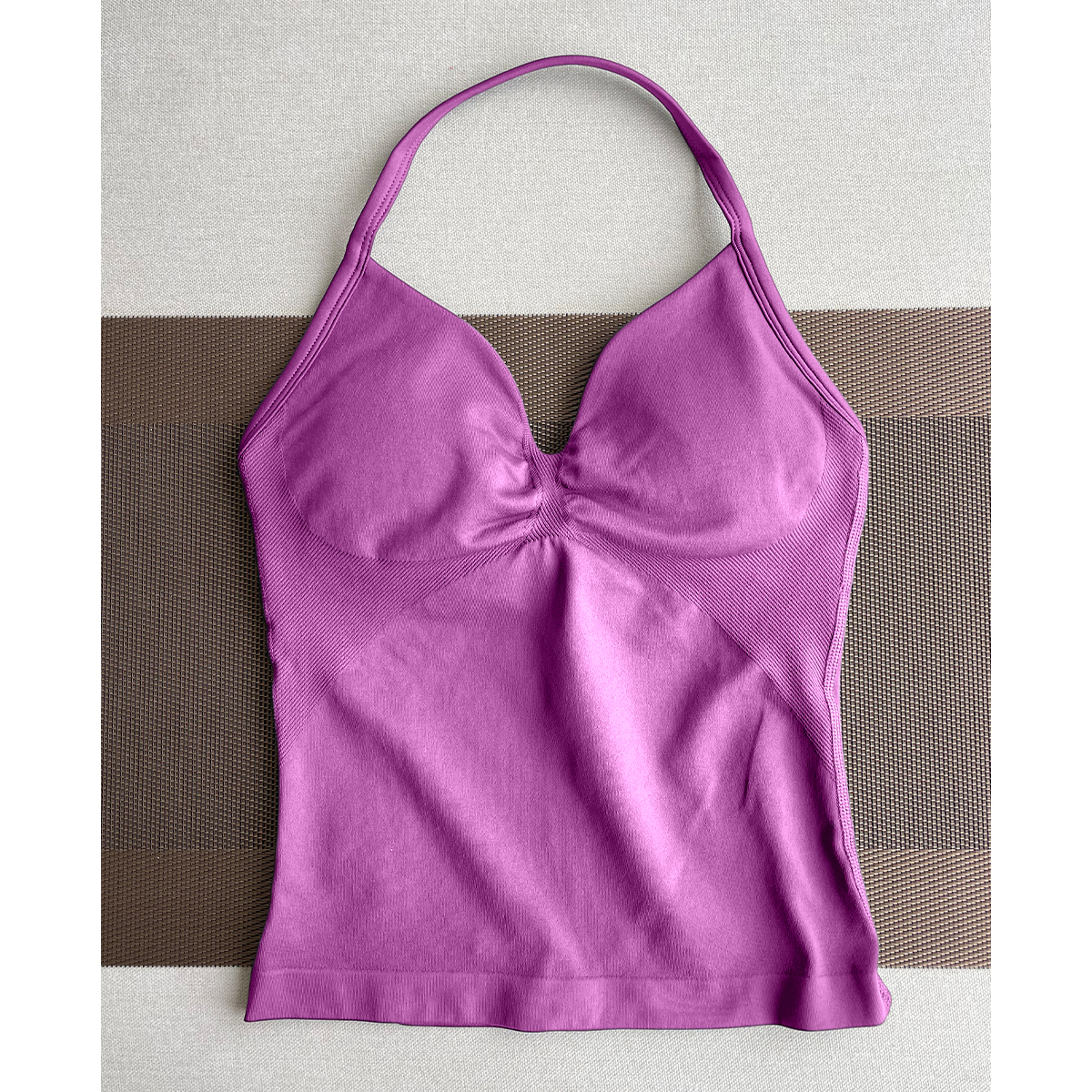 TKITK Yoga vest Sports Bra Women Halter Top High Support Push-up Open Back Gym wear Fitness Yoga Workout underwear