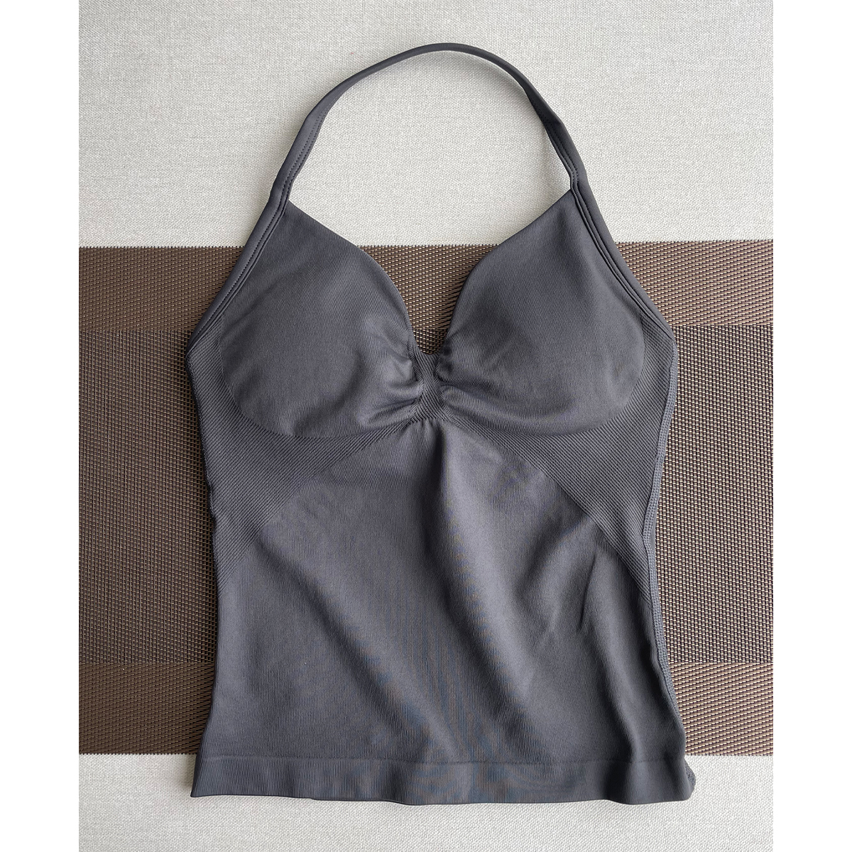 TKITK Yoga vest Sports Bra Women Halter Top High Support Push-up Open Back Gym wear Fitness Yoga Workout underwear