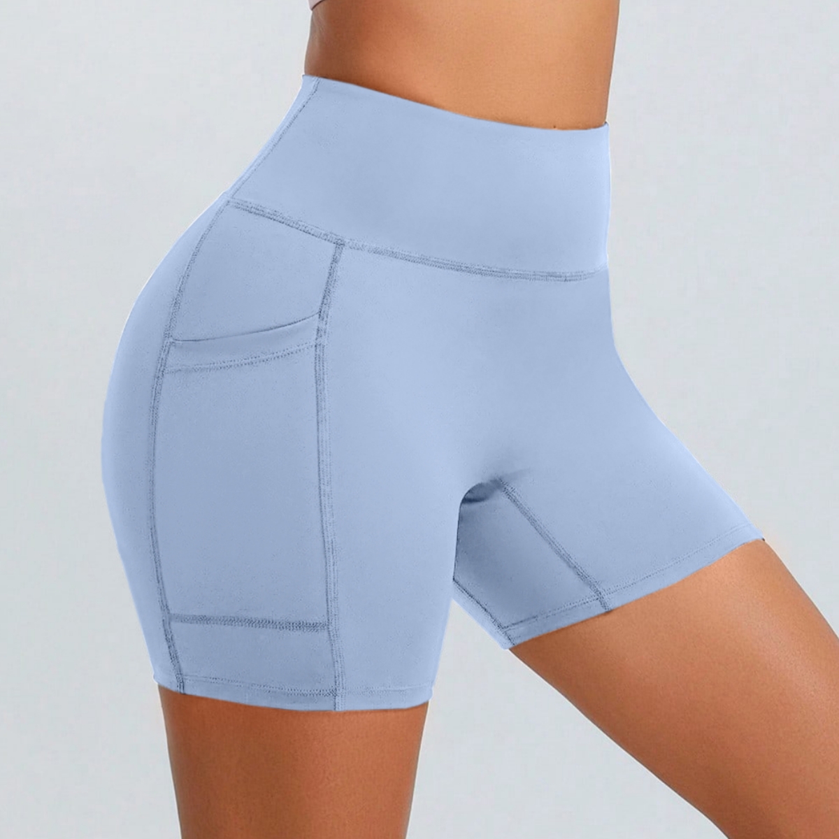 TKITK Womens Leggings Seamless Gym Clothes Yoga Pants Summer Cycling Shorts Tights Fitness Outfits Running Leggings For Women