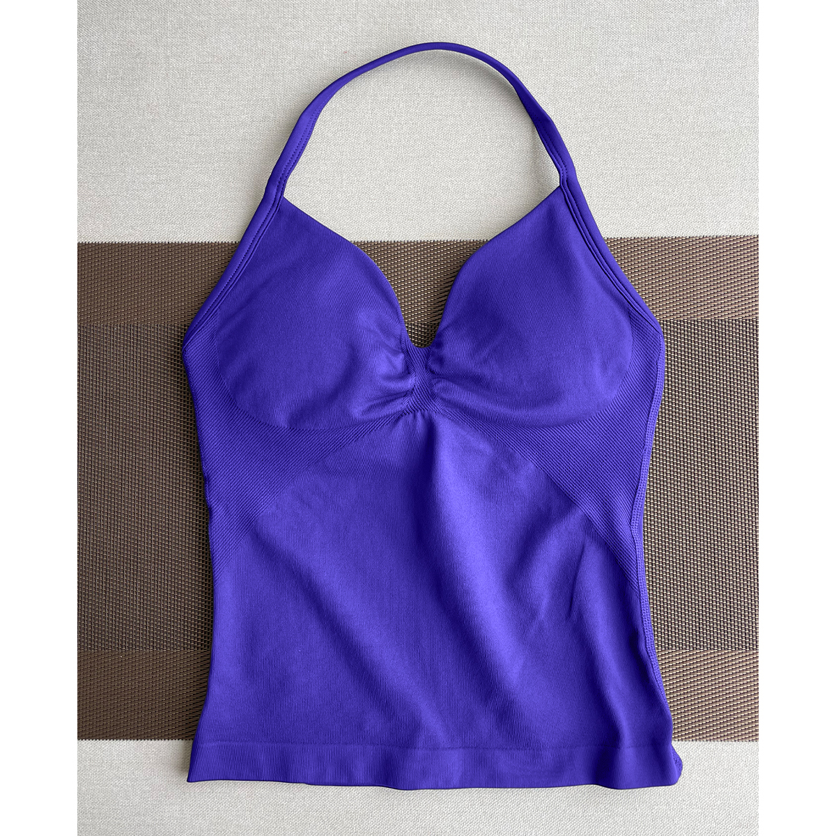TKITK Yoga vest Sports Bra Women Halter Top High Support Push-up Open Back Gym wear Fitness Yoga Workout underwear