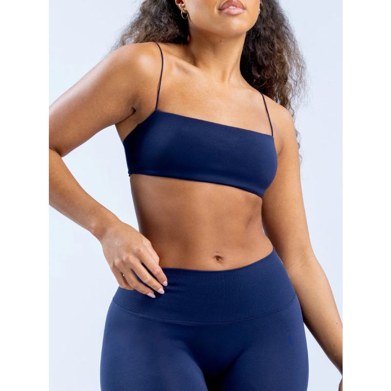 TKITK Women Yoga Sports Bra U Shape Simple Strap Tube Top Fitness Athletic Activewear