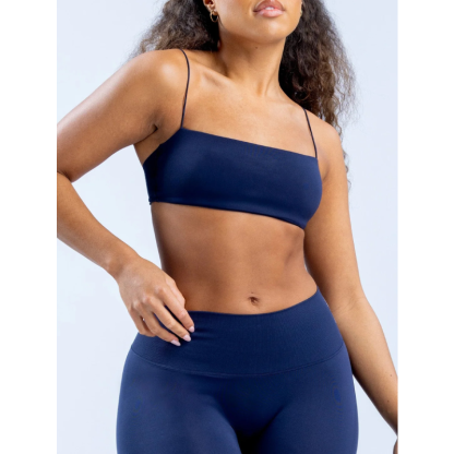 TKITK Women Yoga Sports Bra U Shape Simple Strap Tube Top Fitness Athletic Activewear