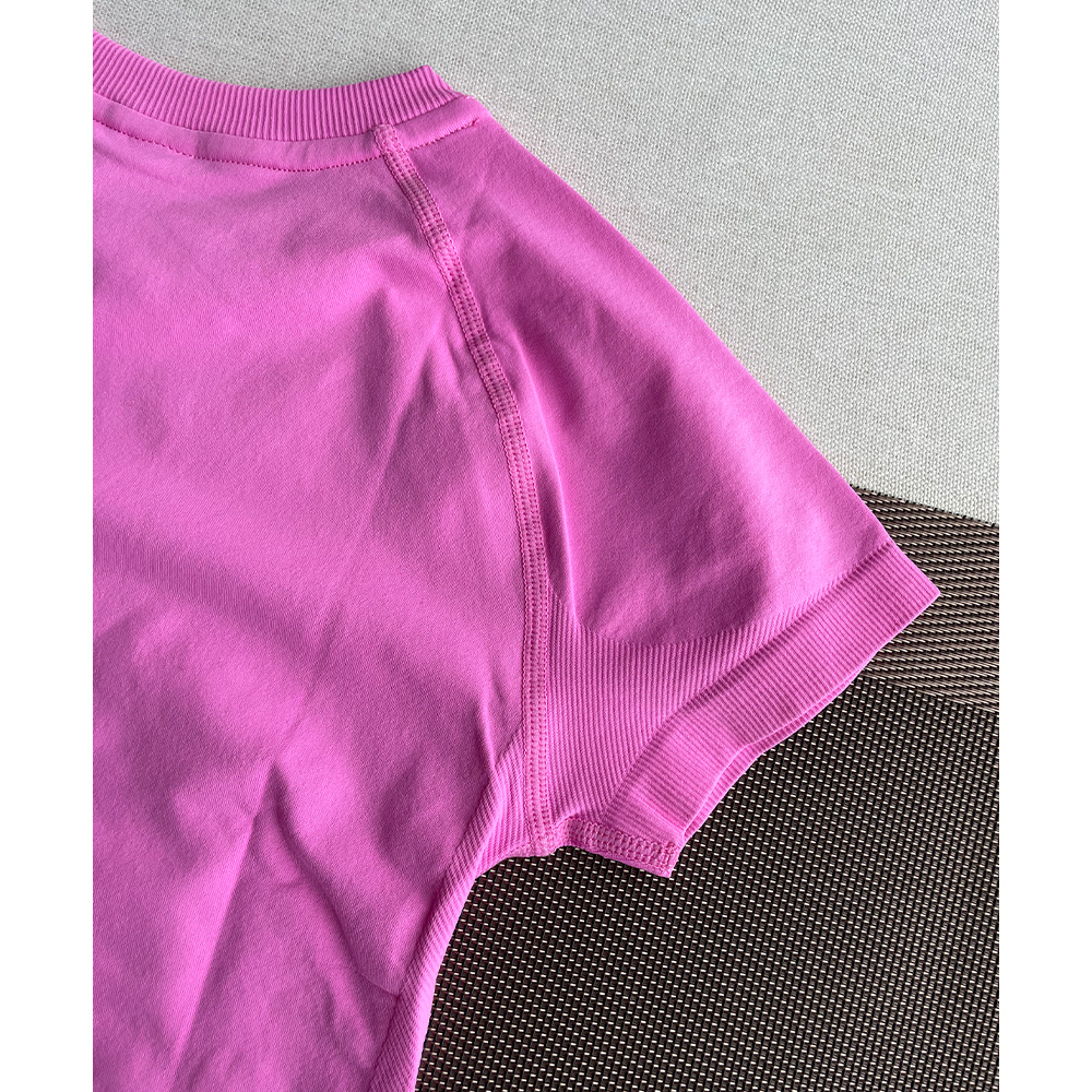 TKITK Yoga Sport Shirt Blouses Pilates Crop Top Fitness Women's Long Sleeve T-shirt Tees Sweatshirt Sportswear Gym Yoga Clothes