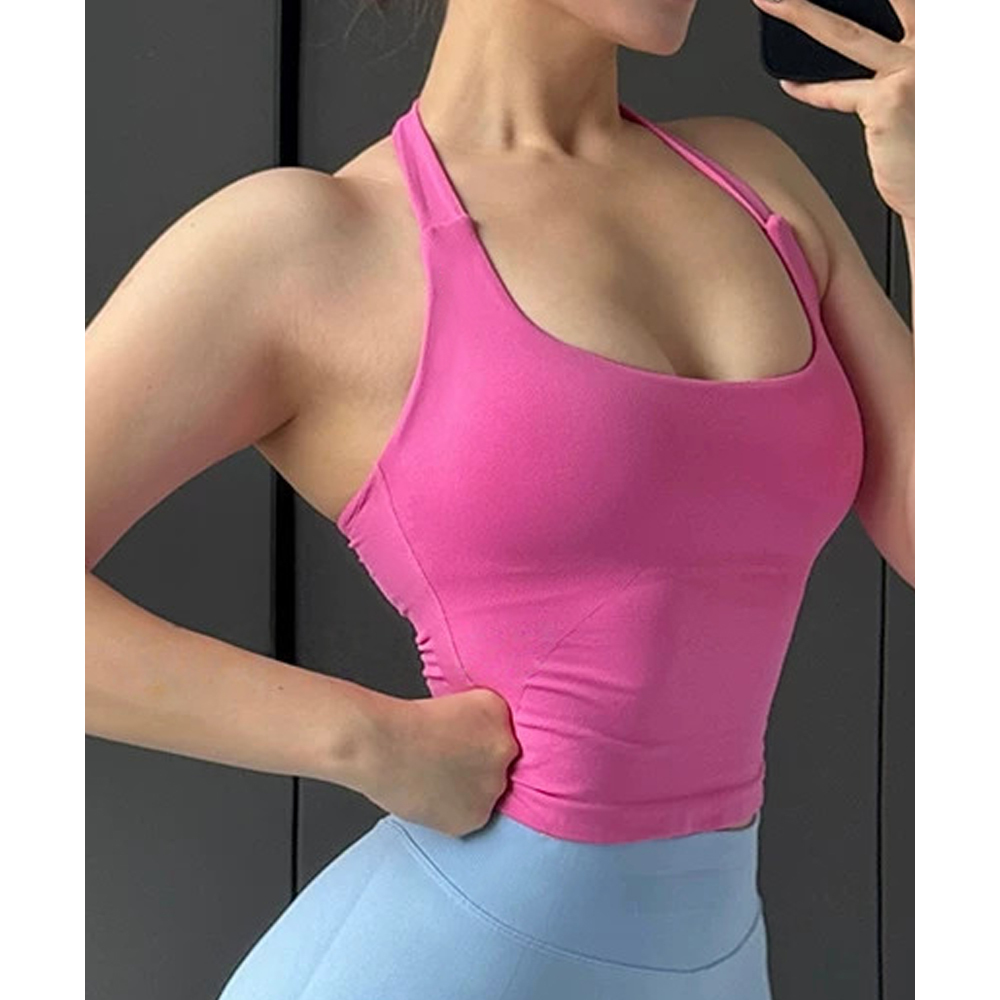 TKITK Yoga Sport Shirt Blouses Pilates Crop Top Fitness Women's Long Sleeve T-shirt Tees Sweatshirt Sportswear Gym Yoga Clothes