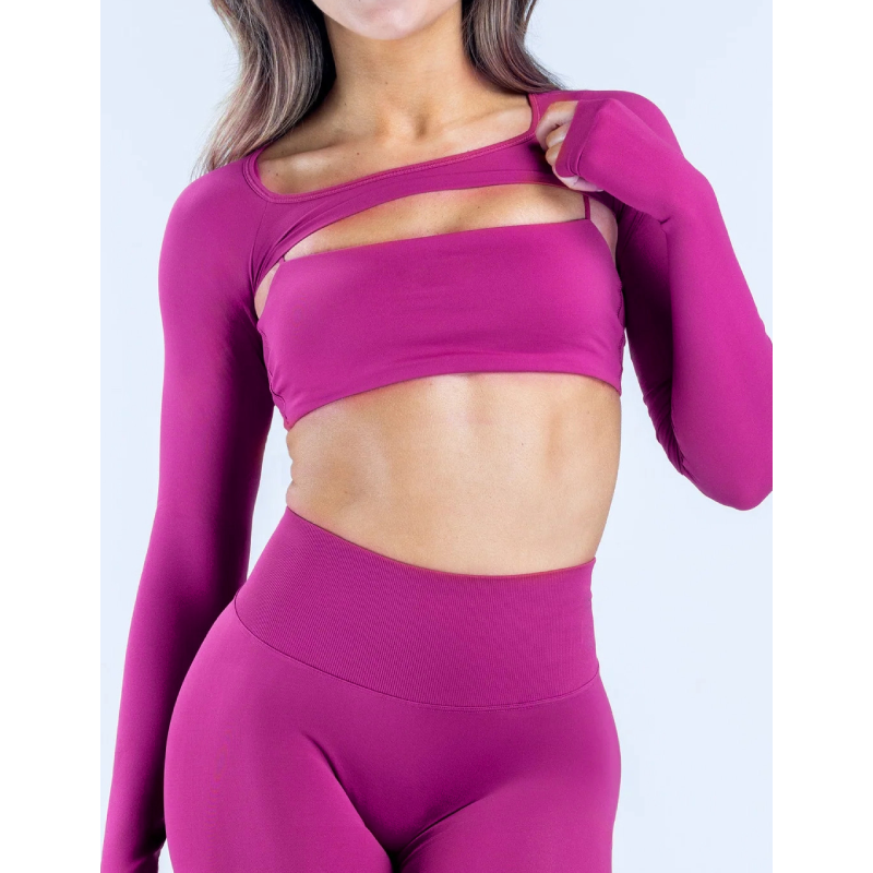 TKITK Women Shawl Bra 2 Piece Outfit Yoga Workout Fitness 2Pcs Tops Athletic Sports Activewear Tops