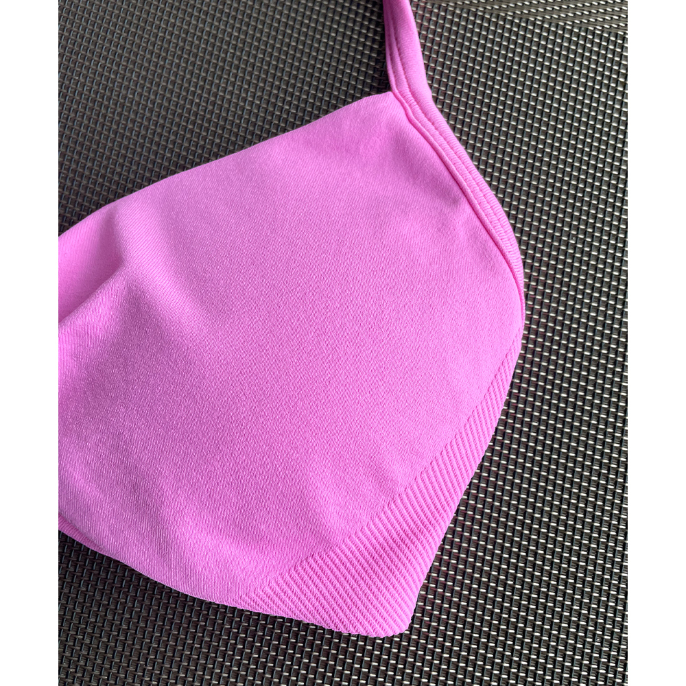 TKITK Sports Bra Seamless Spandex Woman Fitness Elastic Breathable Breast Enhancement Leisure Sports Underwear