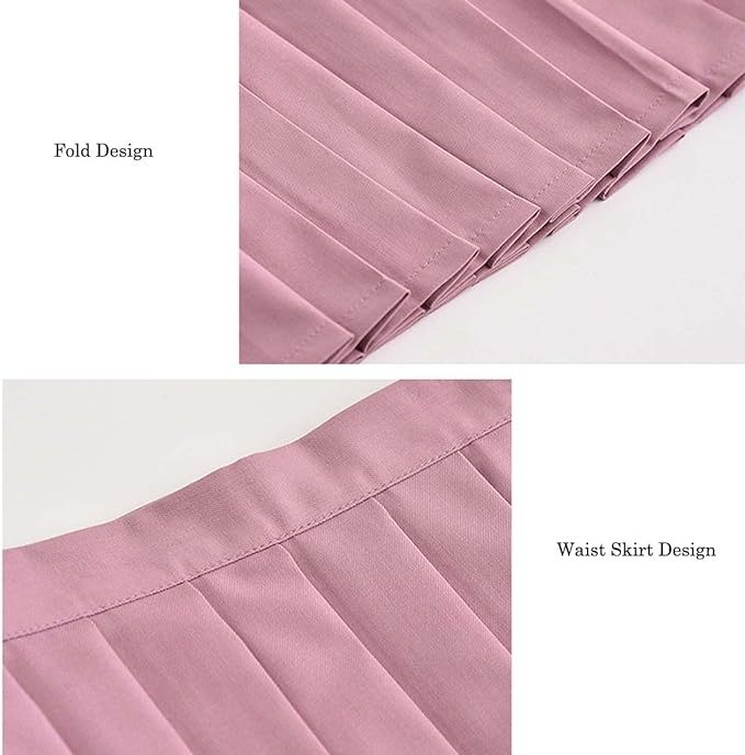 Summer Womens Japanese School Girl JK Skirt Costume,Cosplay Costumes,Mini Plaid Skirt with Bow Tie,Cute Halloween Uniform,Sexy Sailor Shirts Uniform